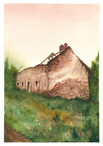 Abandoned Farmhouse in the Fields