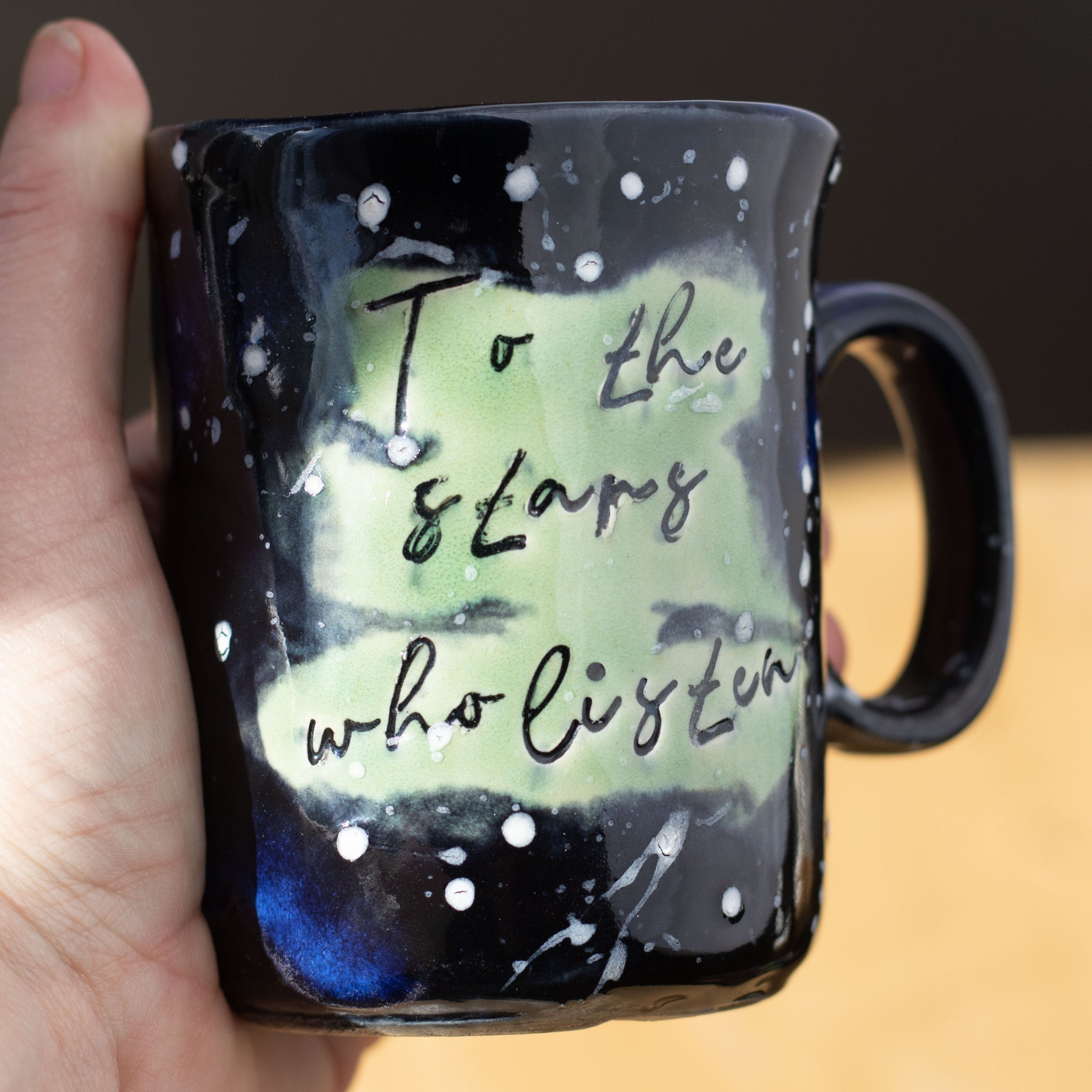 ✨ ACOTAR-Inspired Ceramic Mug – "To the Stars Who Listen" ✨ Perfectly Imperfect Mug